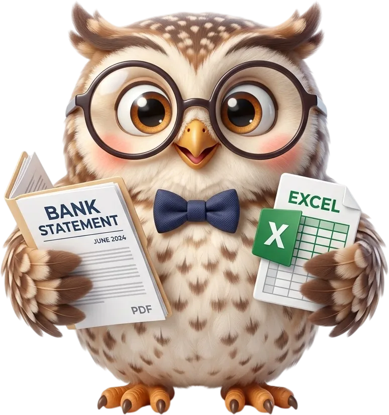 SheetParse mascot holding a spreadsheet